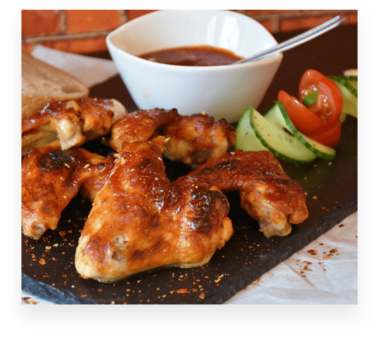 فراخ مشويه علي الفحم